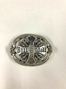 Bill Wall Leather ビルウォールレザー BWL Demon Skull Logo デーモン スカル ベルト バックル 新品 在庫あります。すぐに納品できます！