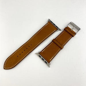 【ジャンク品】エルメス HERMES Apple Watch用 革ベルト 腕時計 【中古】