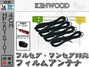 即日 DKX-A800 対応 HF201S-01 地デジ/フルセグ フィルム アンテナ 4ch ケンウッド/KENWOOD/アンテナ/カーナビ/補修 ES