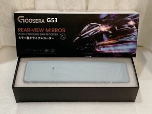 新品未使用品 GOOSERA G53 REAR-VIEW MIRROR ミラー型ドライブレコーダー ドライブレコーダー ドラレコ 