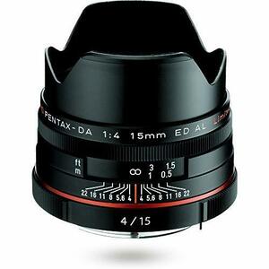 HD PENTAX-DA 15mmF4ED AL Limited ブラック 超広角単焦点レンズ 21470(中古品)