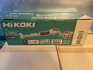【送料込み！新製品！】HiKOKI 18Vコードレスクリーナー R18DC (S) (NN) 本体のみ(バッテリー・充電器別売)