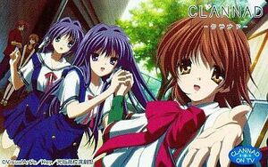 CLANNAD テレカ 【クラナド 古河 渚/藤林 杏/椋/古河 秋生/古河 早苗 Key/ビジュアルアーツ 京都アニメーション AFTER STORY】