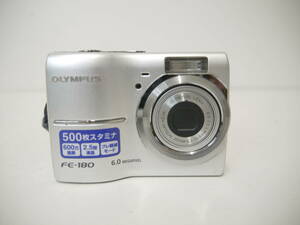 573 OLYMPUS FE-180 OLYMPUS LENS AF 3x OPTICAL ZOOM 6.3-18.9mm 1:3.1-5.9 オリンパス 単三電池仕様 デジカメ コンデジ デジタルカメラ