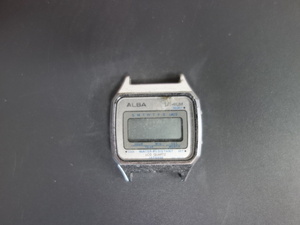 希少 ヴィンテージ セイコー アルバ SEIKO ALBA デジタル 時計 LCD QUARTZ W401-5050 ムーブメント 管理No.9893