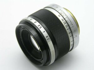 ★ハローカメラ★0353 CANON LENS Lマウント ( 50mm F2.8 ) 【:要清掃】動作品ジャンク 現状 1円スタート 即決有り