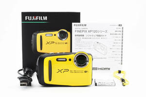 【完動良品】人気 フジフィルム FUJIFILM FinePix XP120 イエロー 元箱付属