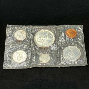 未開封 未使用 カナダコイン セット エリザベス ドル セント 貨幣 銀貨 硬貨 1867-1967 6枚 コイン
