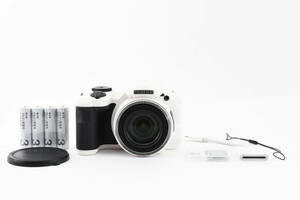 【美品】富士フィルム FUJIFILM FINEPIX S8600 ホワイト《超軽量コンパクトなネオ一眼》iPhone画像転送可能セット FE210252A2843