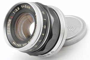 FUJINON L 5cm F2.8 フジノン Ｌ Lマウント L39 キャップ 富士写真フイルム FUJI PHOTO FILM 日本 5/2.8 50 28 ライカ Leica ライツ Leitz