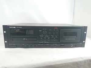 動作確認済み/TASCAM CD-A580 業務用カセットレコーダー/ CDプレーヤー/ USBメモリープレーヤー/レコーダー リモコン付属