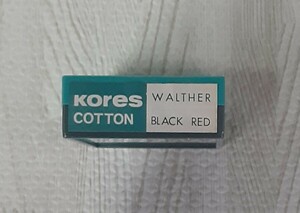 【未使用・現状品】 Kores カートリッジ COTTON WALTHER BLACK RED コレス インクリボン コットン レトロ