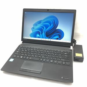 1円 Windows11 Pro TOSHIBA dynabook R73/F PR73FEJ43L7AD21 Core i5-6200U メモリ8GB M.2 SSD 128GB 13.3インチ T010297