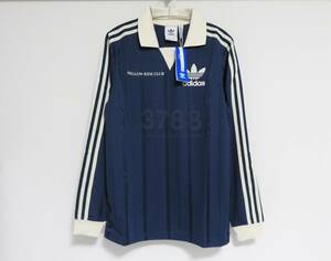 新品 adidas Originals グラフィックス メローライドクラブ 長袖ジャージー XS MELLOW RIDE CLUB アディダス ポロ襟 カットソー HN1676