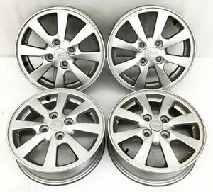 4本セット ダイハツ 純正 14インチ アルミホイール 14×4.5J PCD100 4H オフセット45 ミライース 軽四