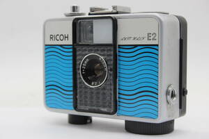 【返品保証】 リコー Ricoh Auto Half E2 ラインブルー 25mm F2.8 コンパクトカメラ s9583