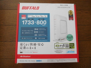 BUFFALO 無線LANルーター WSR-2533DHPL2-WH 　中古動作品