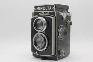 【訳あり品】 ミノルタ Minolta AUTOMAT Promar 75mm F3.5 二眼カメラ s8364