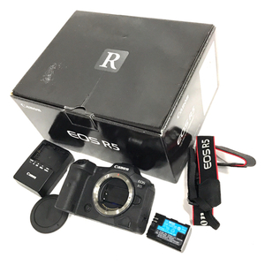1円 Canon EOS R5 ミラーレス一眼 デジタルカメラ ボディ