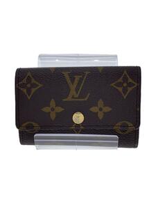 LOUIS VUITTON◆ミュルティクレ6_モノグラム_BRW/-/BRW/総柄/メンズ