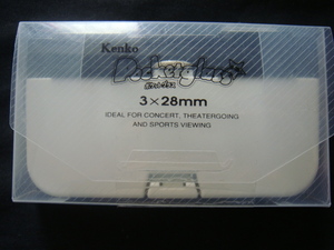 Kenko・ケンコー／＜Pocketglass/ポケットグラス(折り畳み双眼鏡)3×28mm*ネイビー＞□彡『展示品』
