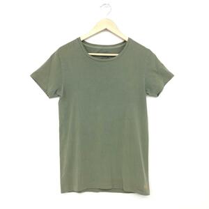◆RRL ダブルアールエル 半袖Tシャツ サイズXS◆ カーキ/グリーン 綿100% メンズ トップス ワンポイント 刺繍