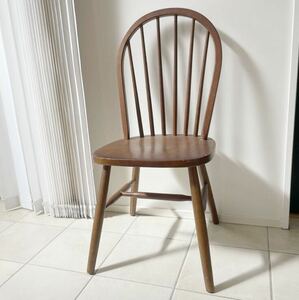 フープバックチェア 英国アンティーク 木製 イス 椅子 古木 ヴィンテージチェア 3