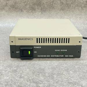 #6-23）IMAGENICS　ISD-104A　1入力4出力のHD-SDI分配器　通電OK 中古　電源コード付き　現状品