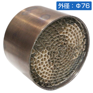 汎用 76.5mm 競技用 メタル キャタライザー スポーツ 触媒 直径 Φ 76.5 mm 全長 50mm #30cpsi 30セル ワンオフ 加工用 φ76.5