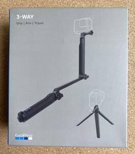 新品★未開封★正規品 GoPro 3-way Grip Arm Tripod ゴープロ グリップ アーム 三脚 アクセサリー AFAEM-001 軽量 コンパクト 自撮り棒 G2