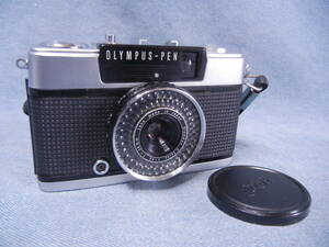 オリンパスペン OLYMPUS-PEN　 EE-3 ハーフサイズ　フィルムカメラ Olympus D.Zuiko1：3.5 f=28mm　シャター作動