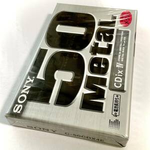 未開封　カセットテープ　SONY　METAL　CDix Ⅳ　50　　　 S318