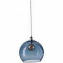 【展示品】 高野木工　RAWAN PENDANT LAMP θ28 LEF-09 DEEP BLUE ペンダントライト　金魚鉢　ガラス照明　大