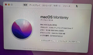 Mac Mini Late2014 CPU: I7-3Ghz-16GB
