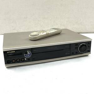 MITSUBISHI S-VHSビデオデッキ HV-BX200 リモコン付き 三菱 24E 北TO2