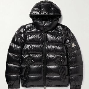 ★定価260,700円★ MONCLER MAYA マヤ １　モンクレール ダウンジャケット ブラック ワッペン 国内正規品 直営店購入 入手困難 完売サイズ