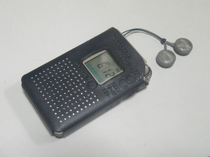Panasonic　RF-NS460R　イヤフォン内蔵 AM/FMポケットラジオ 動作品