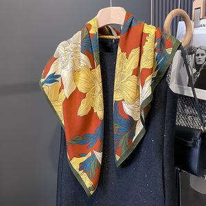【FM-04】新品 レディース 正方形90cm ストールフェイクウール ショール　おしゃれ 飾り 日焼け 冷房対策スカーフ