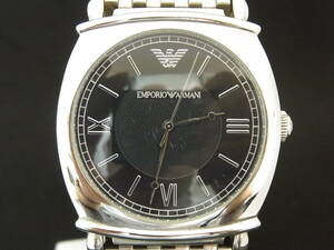 【SK】エンポリオアルマーニ　EMPORIO　ARMANI　クォーツ時計　USED　AR-0297　SS　電池交換済み