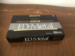 未開封　ベータ　ビデオテープ　SONY　EL-500　ED-Metal　ED-Beta