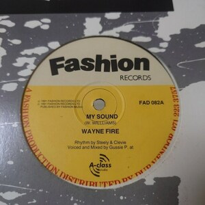 Wayne Fire - My Sound (Billy Jeanオケ) / Bible Gun // Fashion 12inch / Dancehall Classic　早口