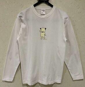 ＊キューン CUNE 猫 プリント 長袖 Tシャツ ロンT トップス S　　　　　BJBA.C