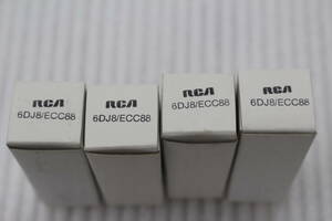 RCA6DJ8/ECC88真空管4本 の中古品です。