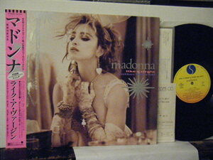 ▲12インチ MADONNA マドンナ / LIKE A VIRGIN ライク・ア・ヴァージン 帯付 ワーナー P-6206◇r31016