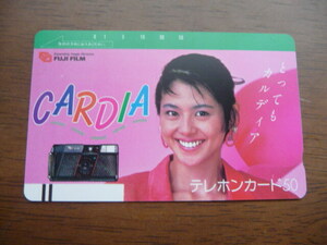 新品未使用★テレカ　テレホンカード　小泉今日子　FUJI CARDIA　販促品　非売品★666