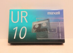 maxellマクセルUD10　カセットテープ 新品未使用品　カラオケ録音などに
