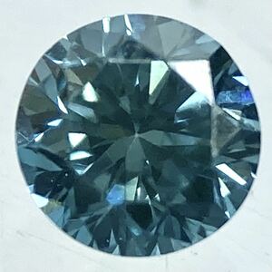 〔天然ブルーダイアモンド0.111ct〕m 2.92×2.95mm ルース 裸石 black diamond 宝石 ジュエリー テEA0