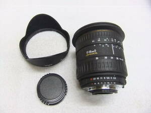 シグマ Sigma EX Zoom AF 17-35mm F2.8-4 ニコン用 フード,キャップ付 わけあり AF動作確認済