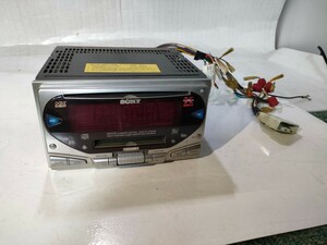 管理82(中古現状、即発送)SONY ソニー MD CD デッキ カーオーディオ WX-5500MDX