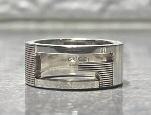 グッチ　シルバー リング　Gロゴ　925 GUCCI silver 指輪